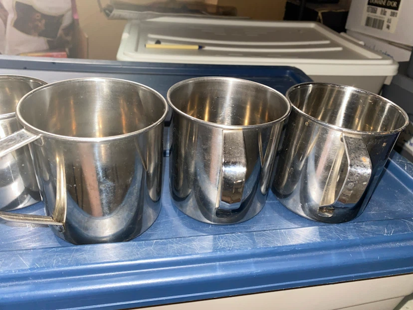 Set of 6 Stainless Steel Camping Mugs - photo 5