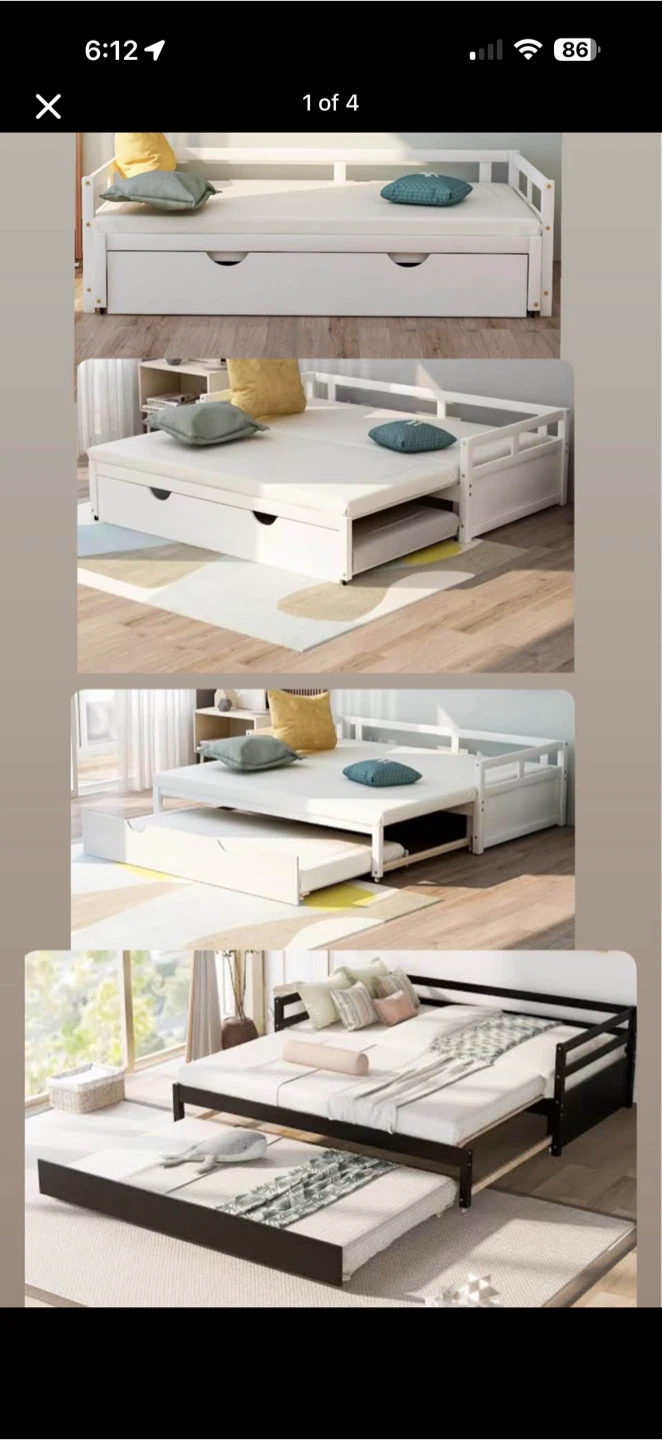 3 in 1 TRUNDLE BED (KING+TWINS)