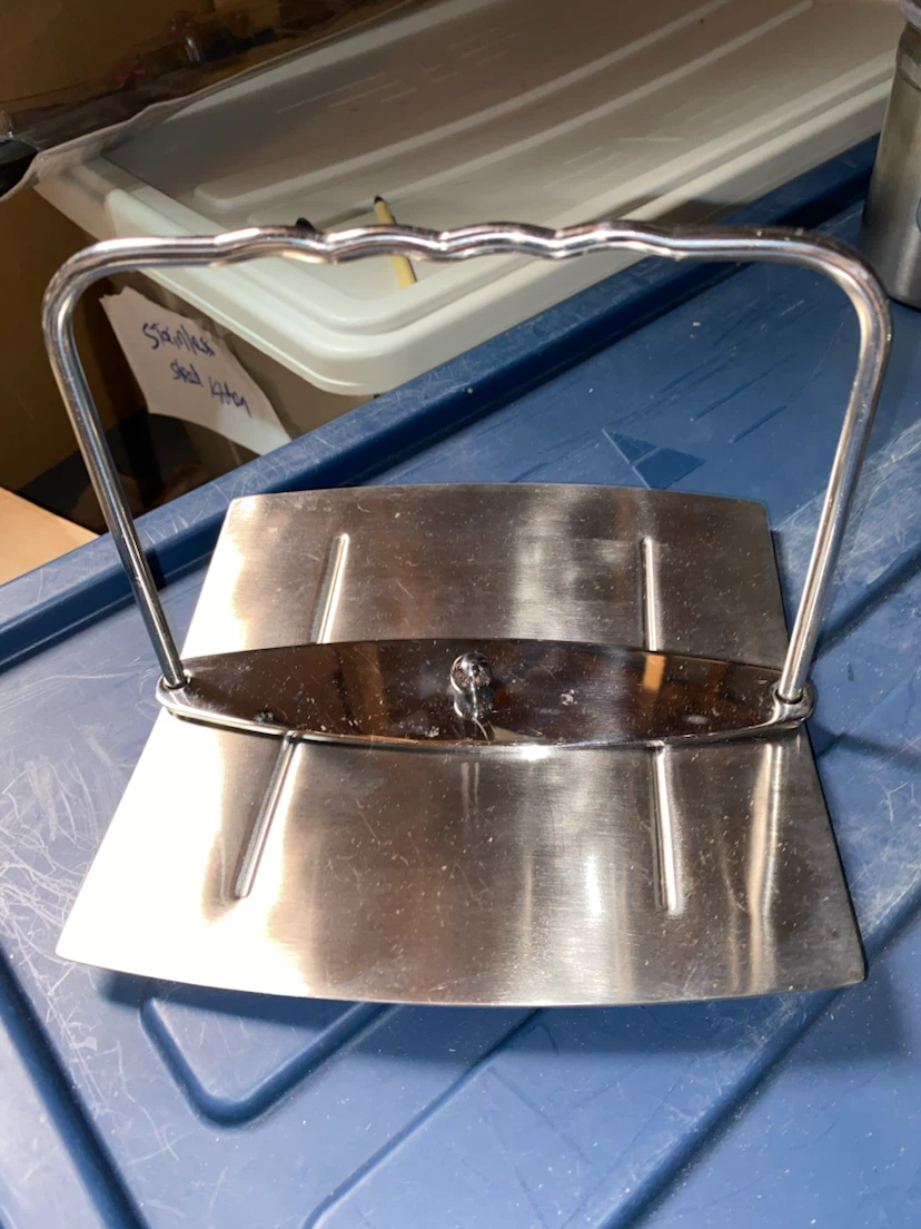Stainless Steel napkin holder. Great for garden parties as well - photo 2