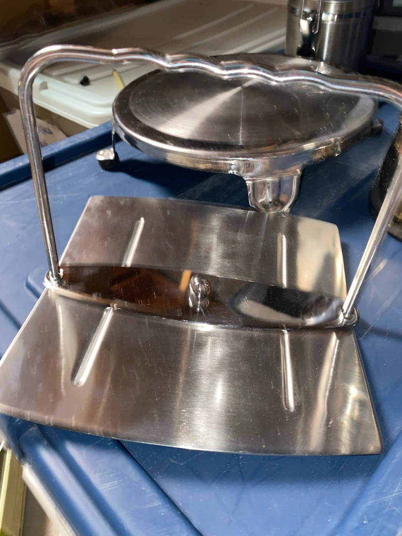 Stainless Steel napkin holder. Great for garden parties as well - photo 3