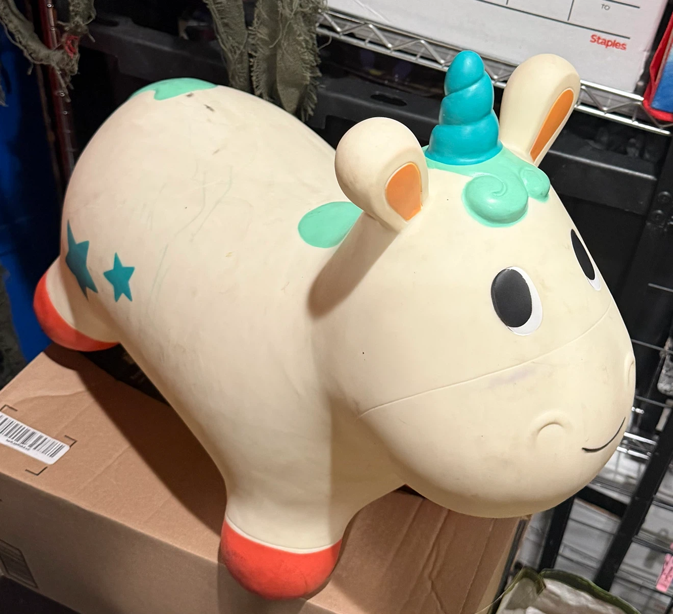 Unicorn Inflatable Bouncy Pal Hopper