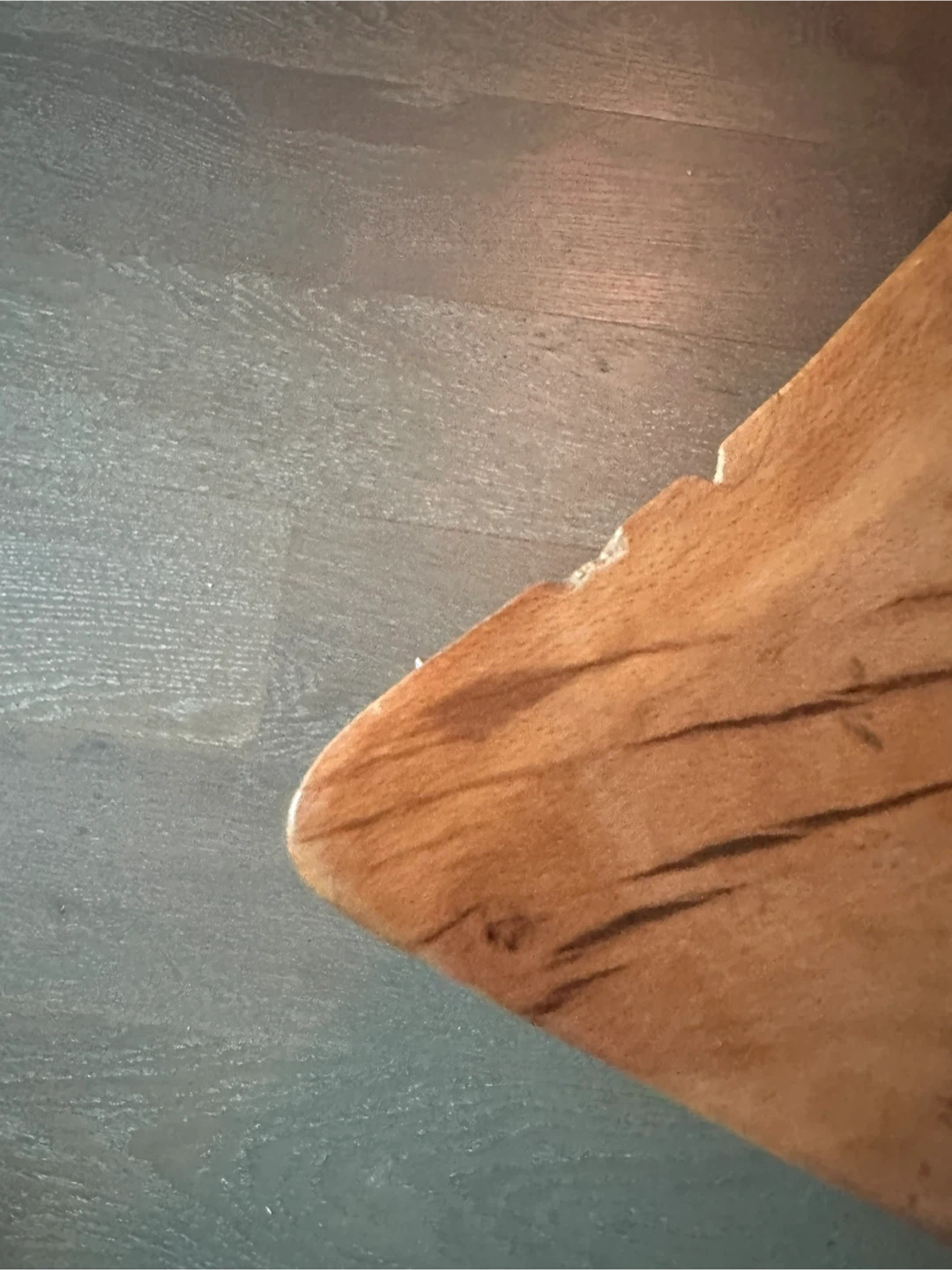 Custom live edge coffee table, with resin - photo 3
