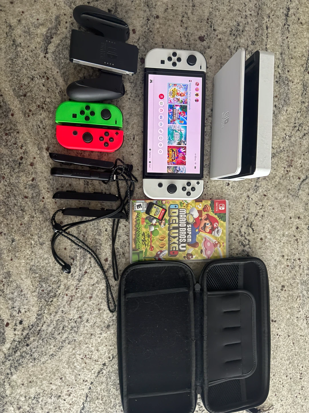 Nintendo Switch OLED with Super Mario Bros. U Deluxe