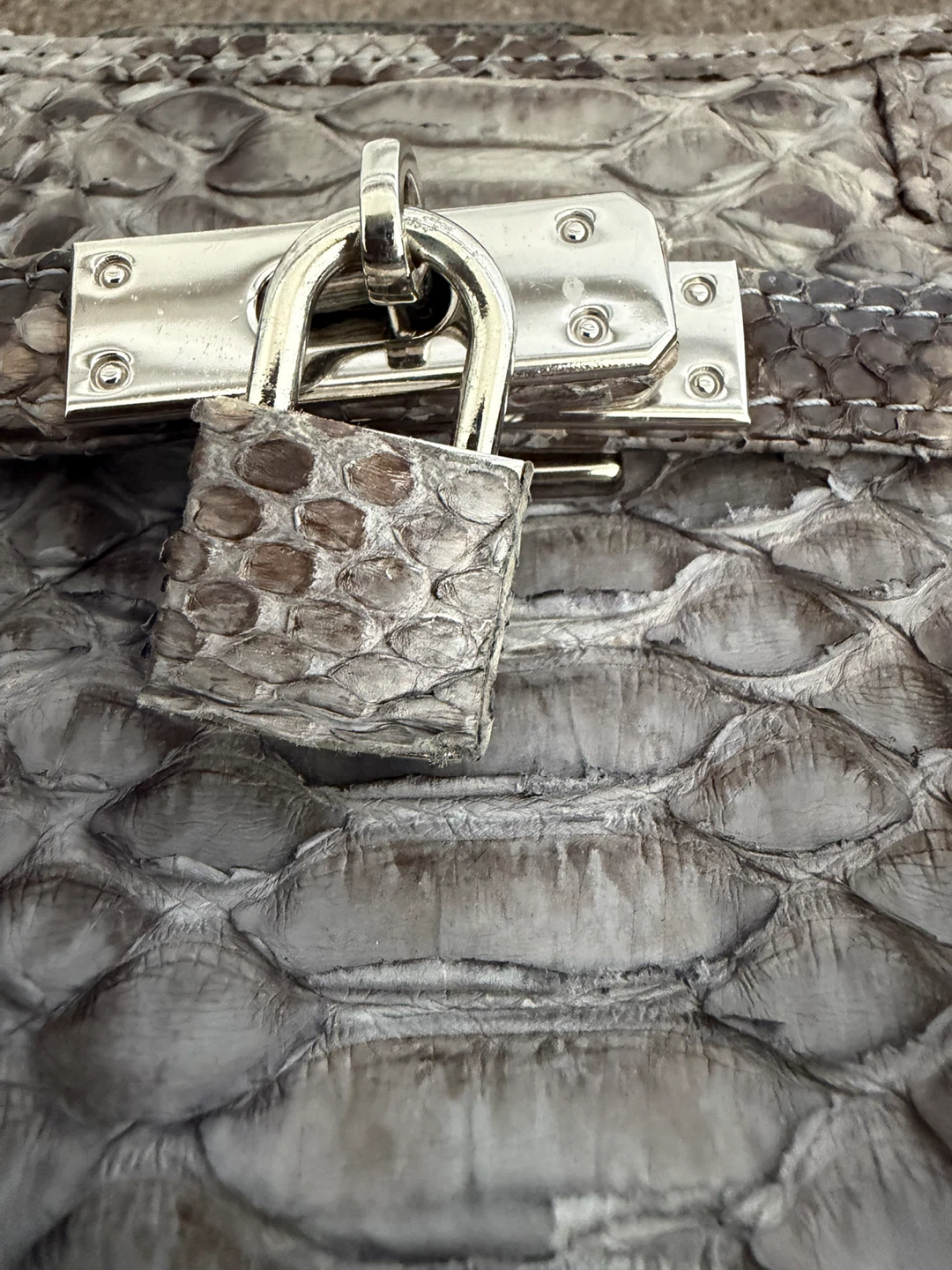 My Fair Lady Snake Skin Handbag - photo 4
