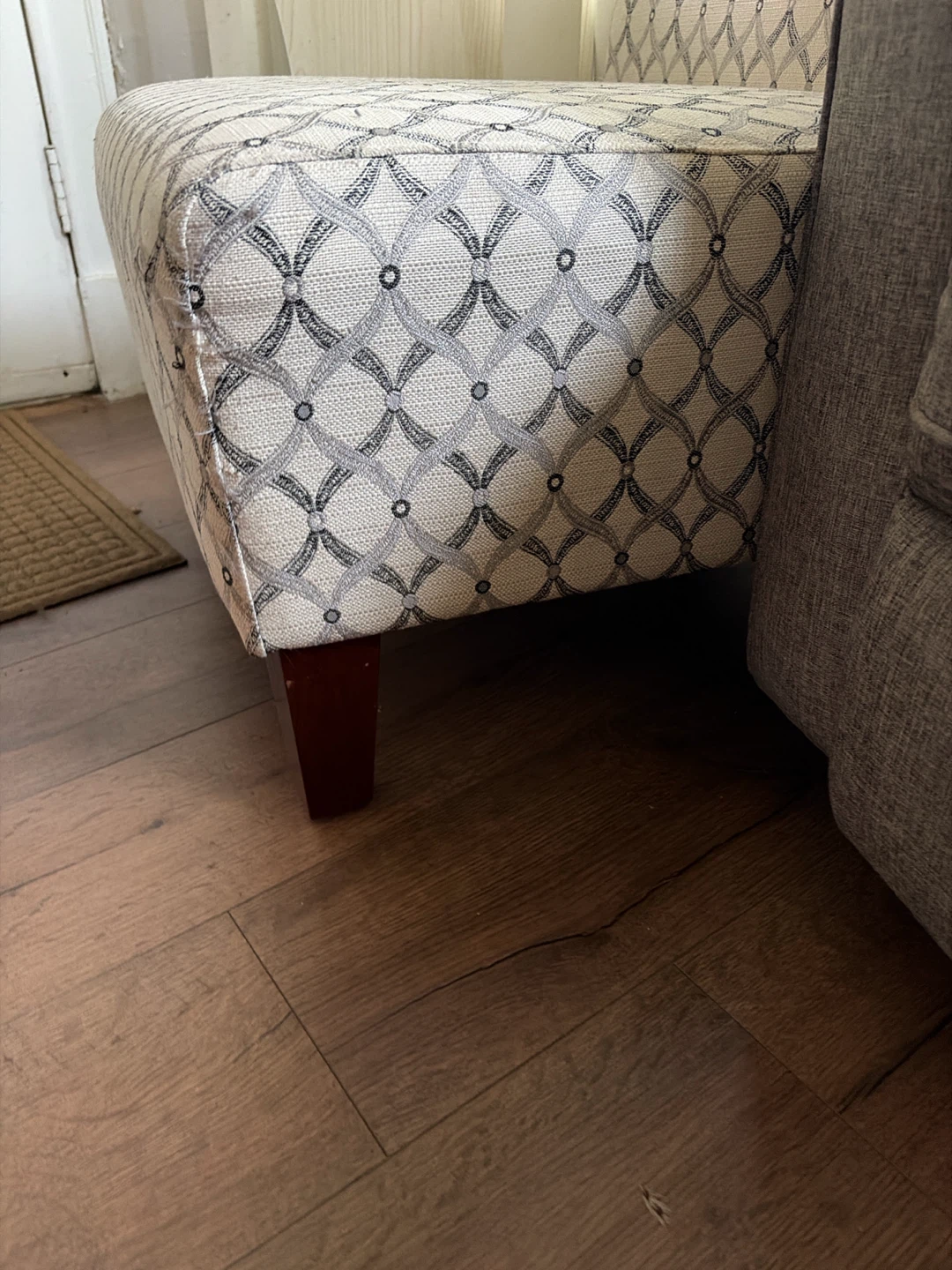 Accent Chair with Geometric Pattern - photo 2