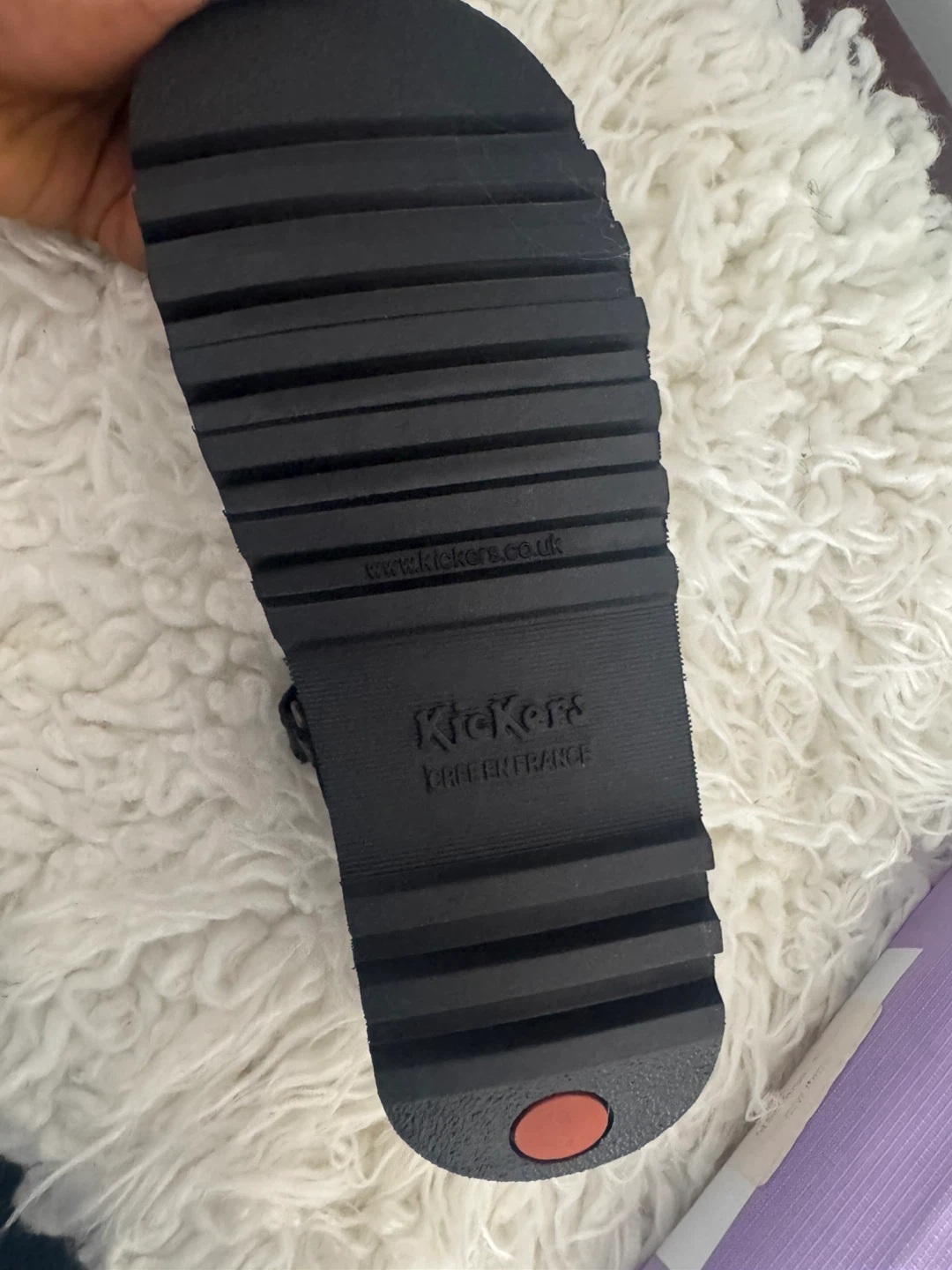 Kickers Black Mary Jane Shoes