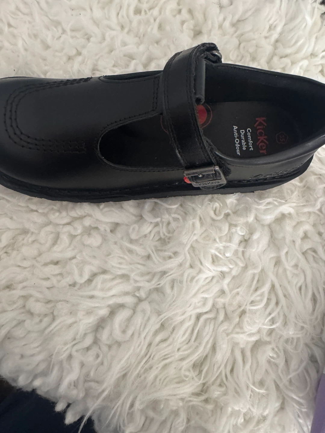 Kickers Black Mary Jane Shoes - photo 3