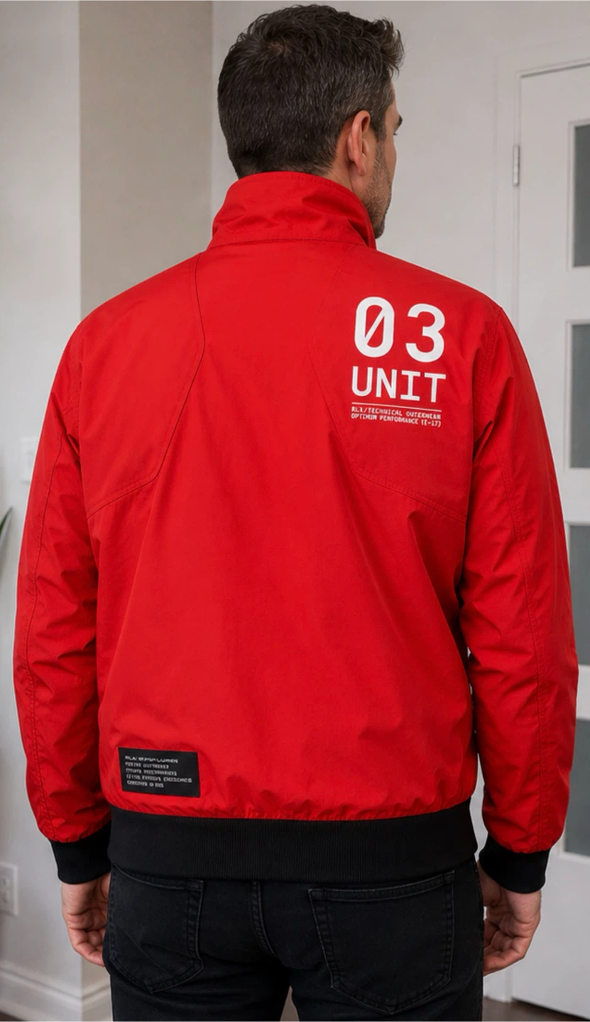 RLX Ralph Lauren Red Bomber Jacket - photo 2