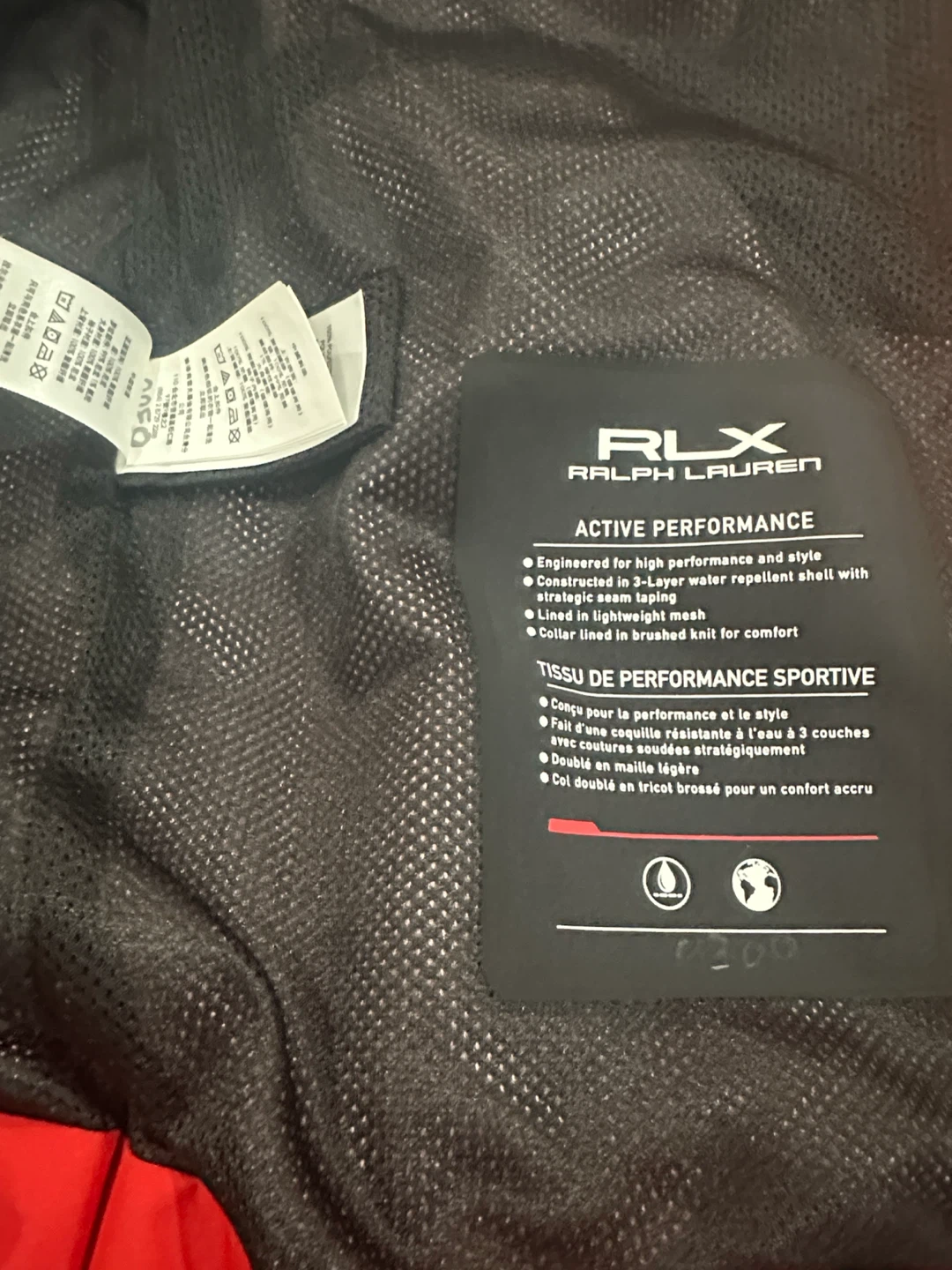 RLX Ralph Lauren Red Bomber Jacket - photo 4