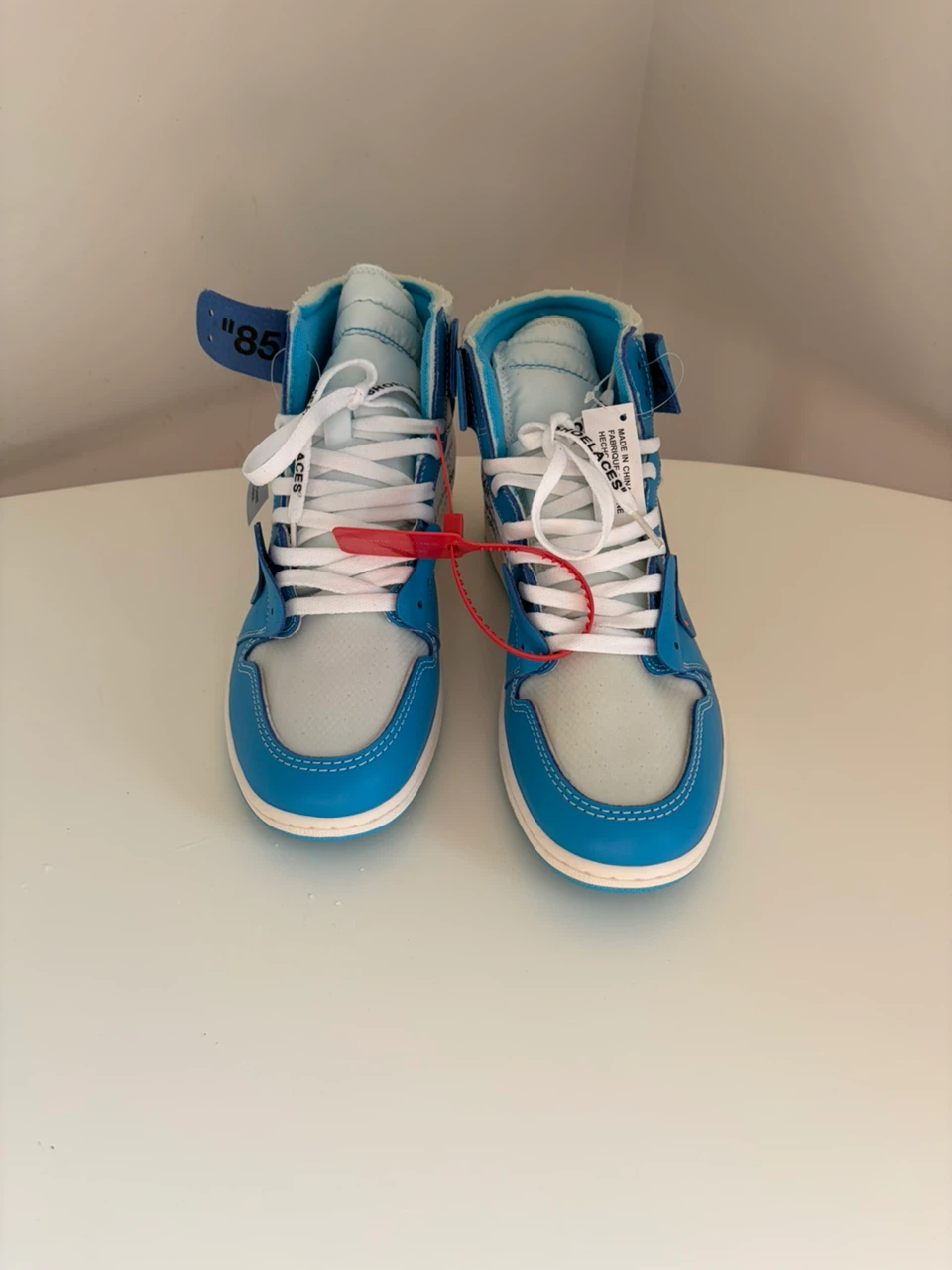 Off-White x Air Jordan 1 UNC Sneakers