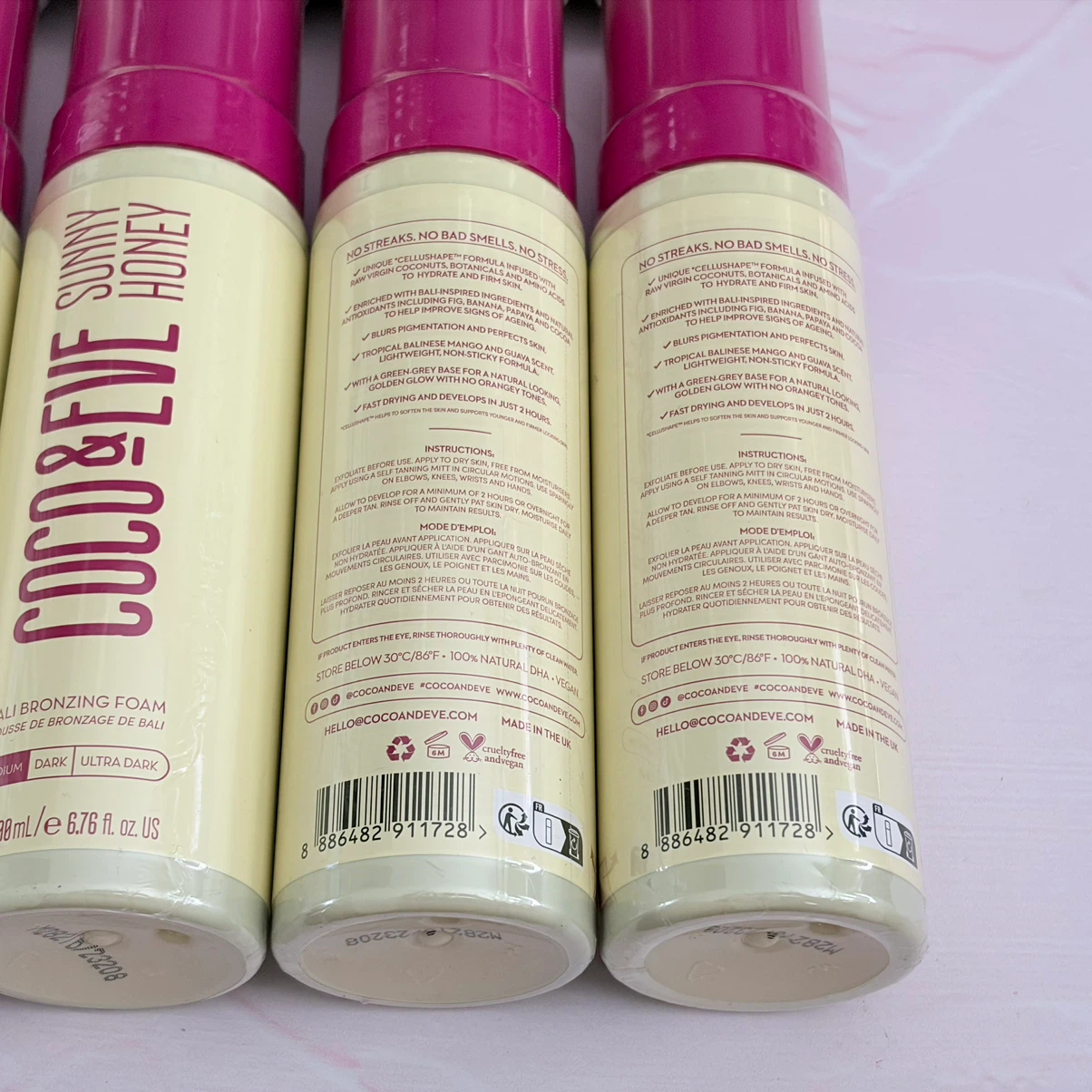 Medium Coco & Eve Sunny Honey Bali Bronzing Self Tanner Mousse - photo 3