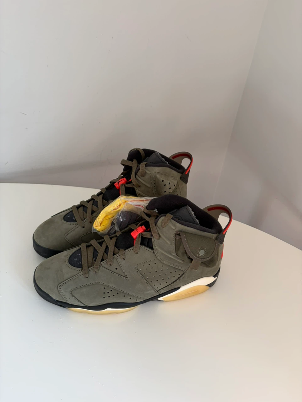 Air Jordan 6 Retro Travis Scott Olive - photo 3