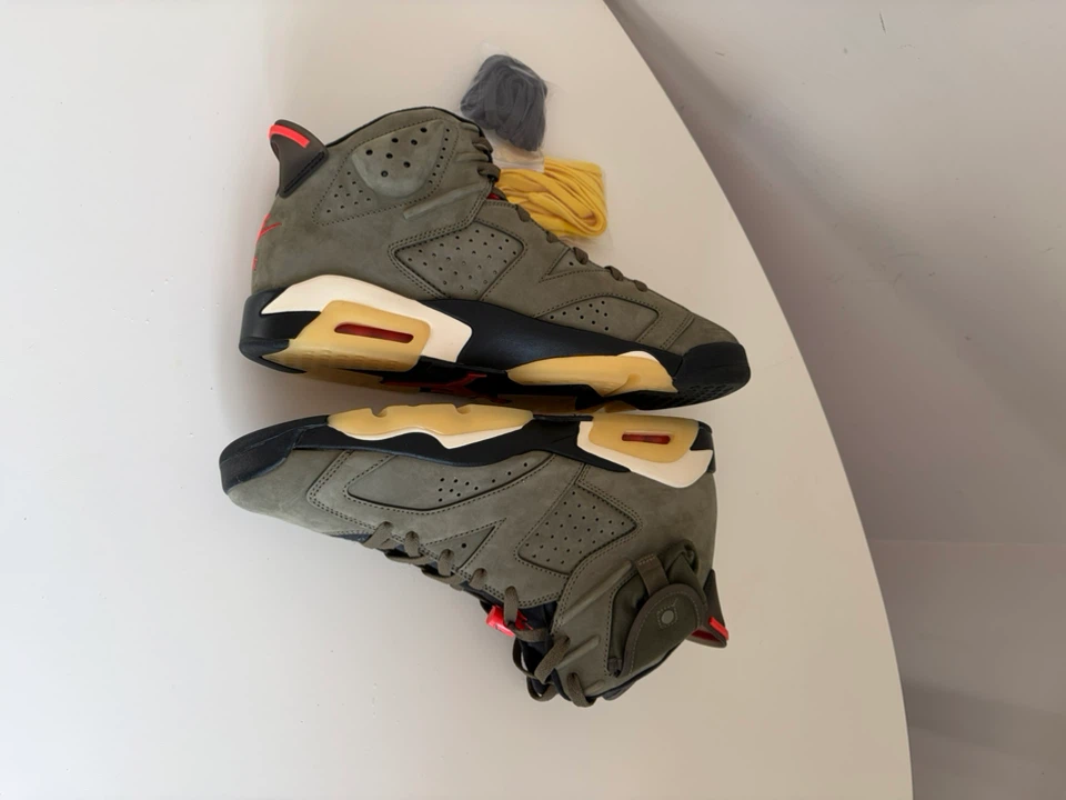 Air Jordan 6 Retro Travis Scott Olive - photo 5