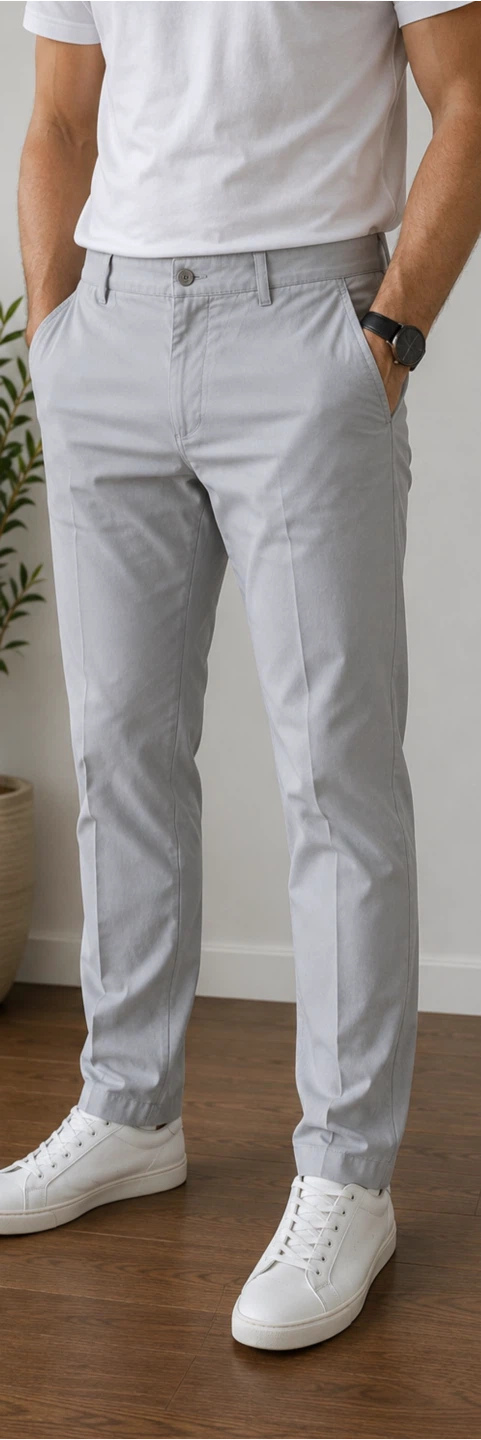 BOSS Hugo Boss Grey Chinos