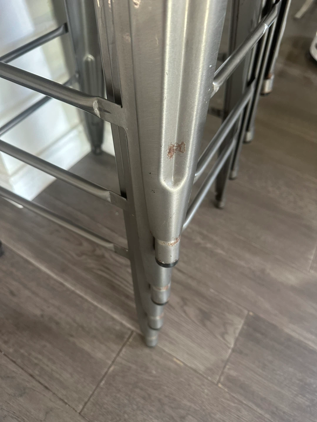 Stackable Metal Counter Stools (Set of 4) - photo 2