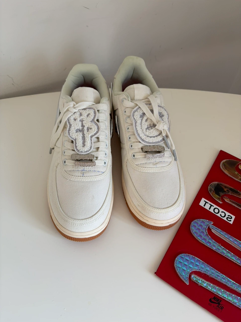 Nike Air Force 1 Low Travis Scott Cactus Jack Sneakers - photo 2