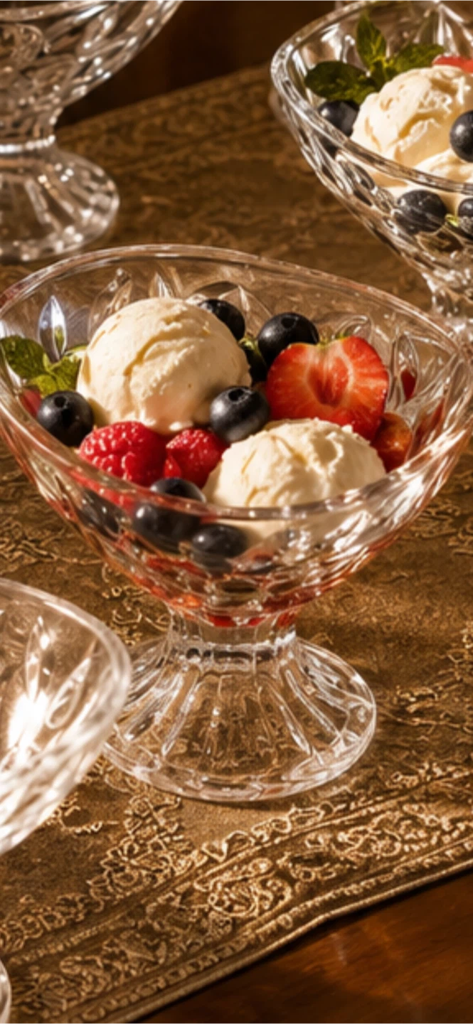 Crystal Pedestal Dessert Bowls - Set of 8. Each - photo 3
