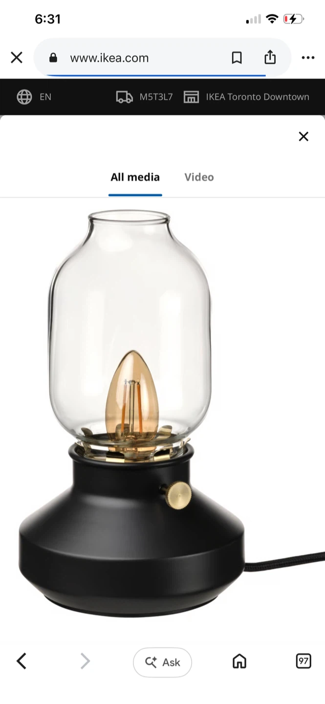 IKEA Table Lamp - Dimmable - photo 2
