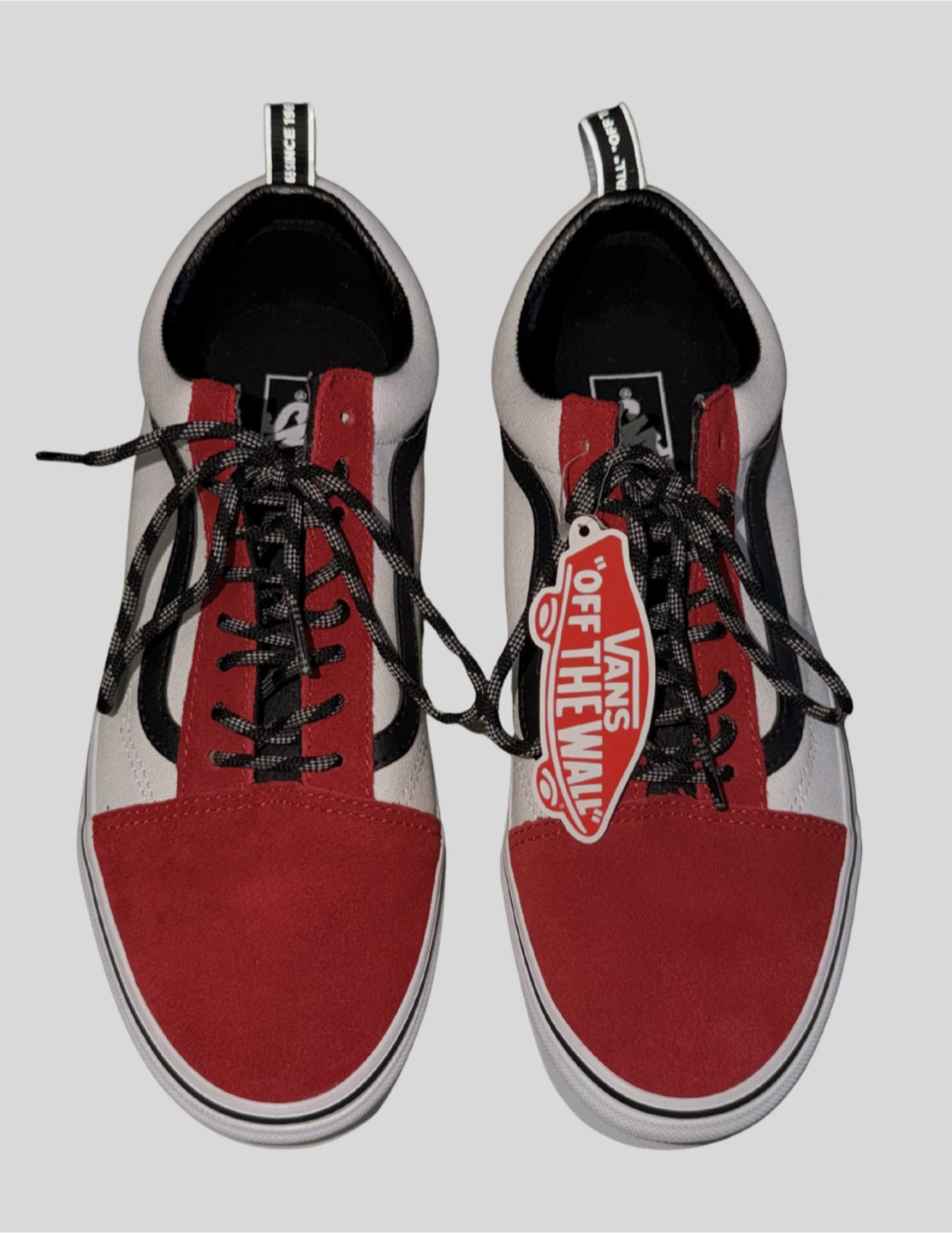 Vans Old Skool Shoes - Red/White - Men's 11