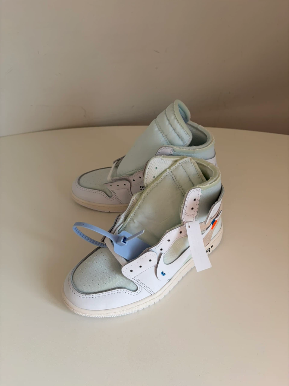 Nike Air Jordan 1 Off-White Sneakers - photo 2