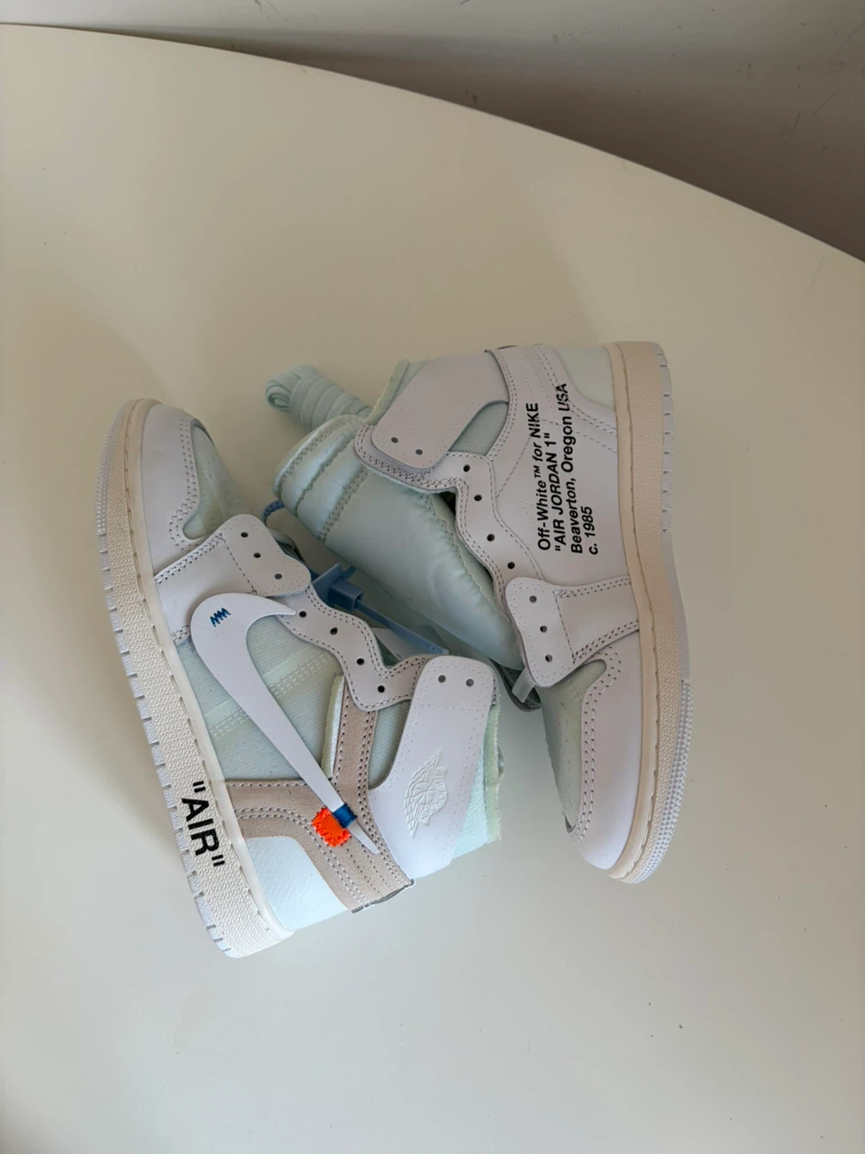 Nike Air Jordan 1 Off-White Sneakers - photo 5