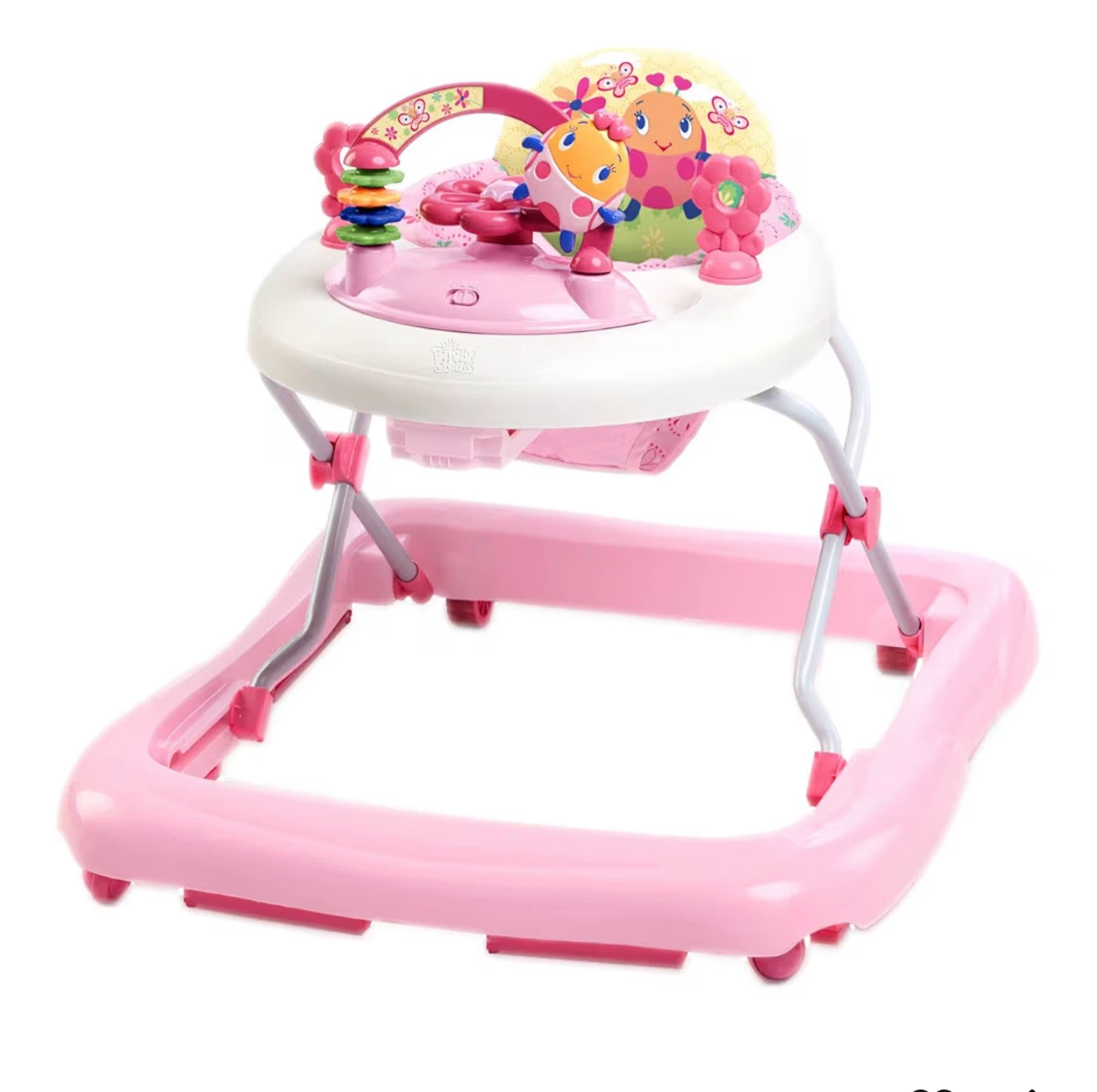Bright Starts Pink Ladybug Baby Walker