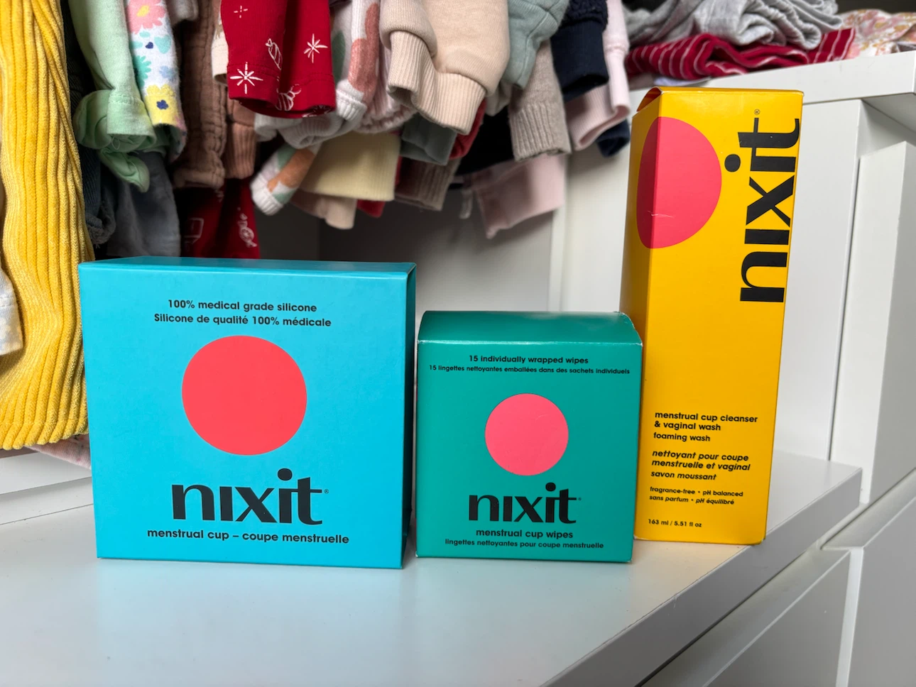 Nixit Menstrual Disc, Cup Wipes & Foaming Wash Set - photo 2