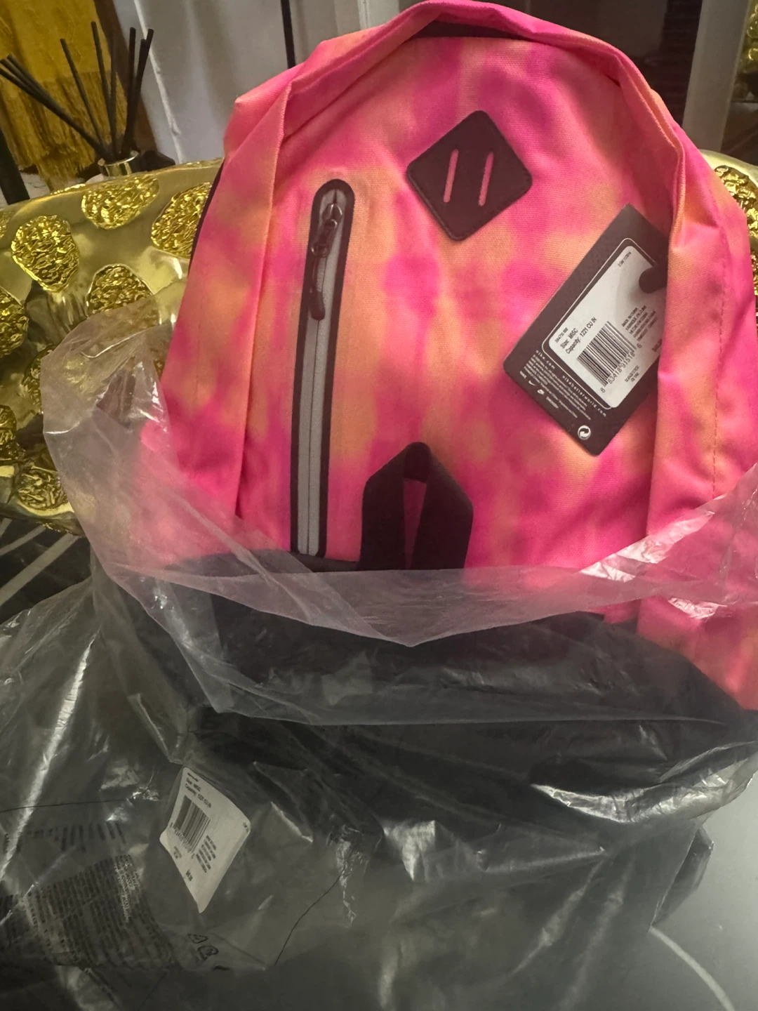 Nike Backpack Pink Tie-Dye