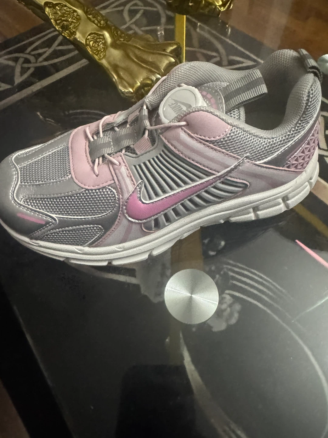 Nike Pink & Silver Athletic Shoes - photo 2