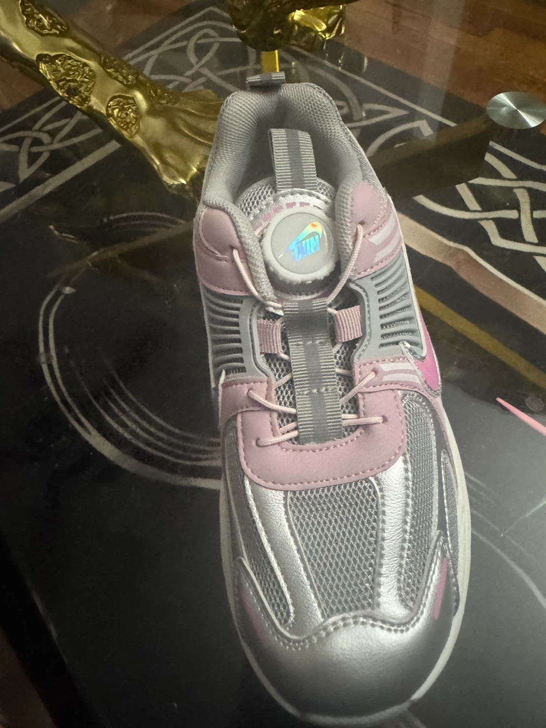 Nike Pink & Silver Athletic Shoes - photo 3