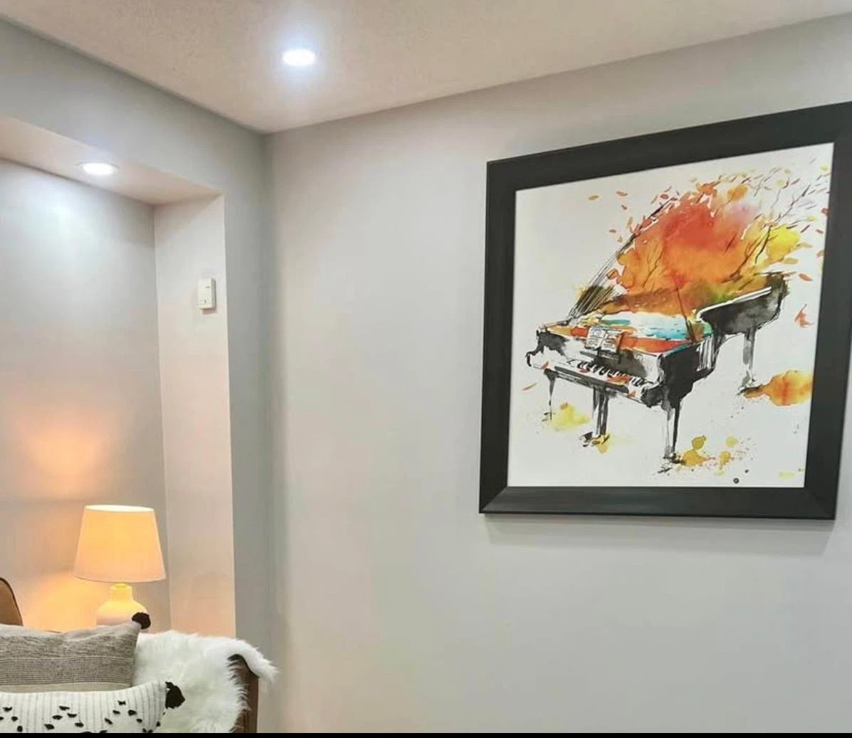 Framed Piano Art Print - photo 2