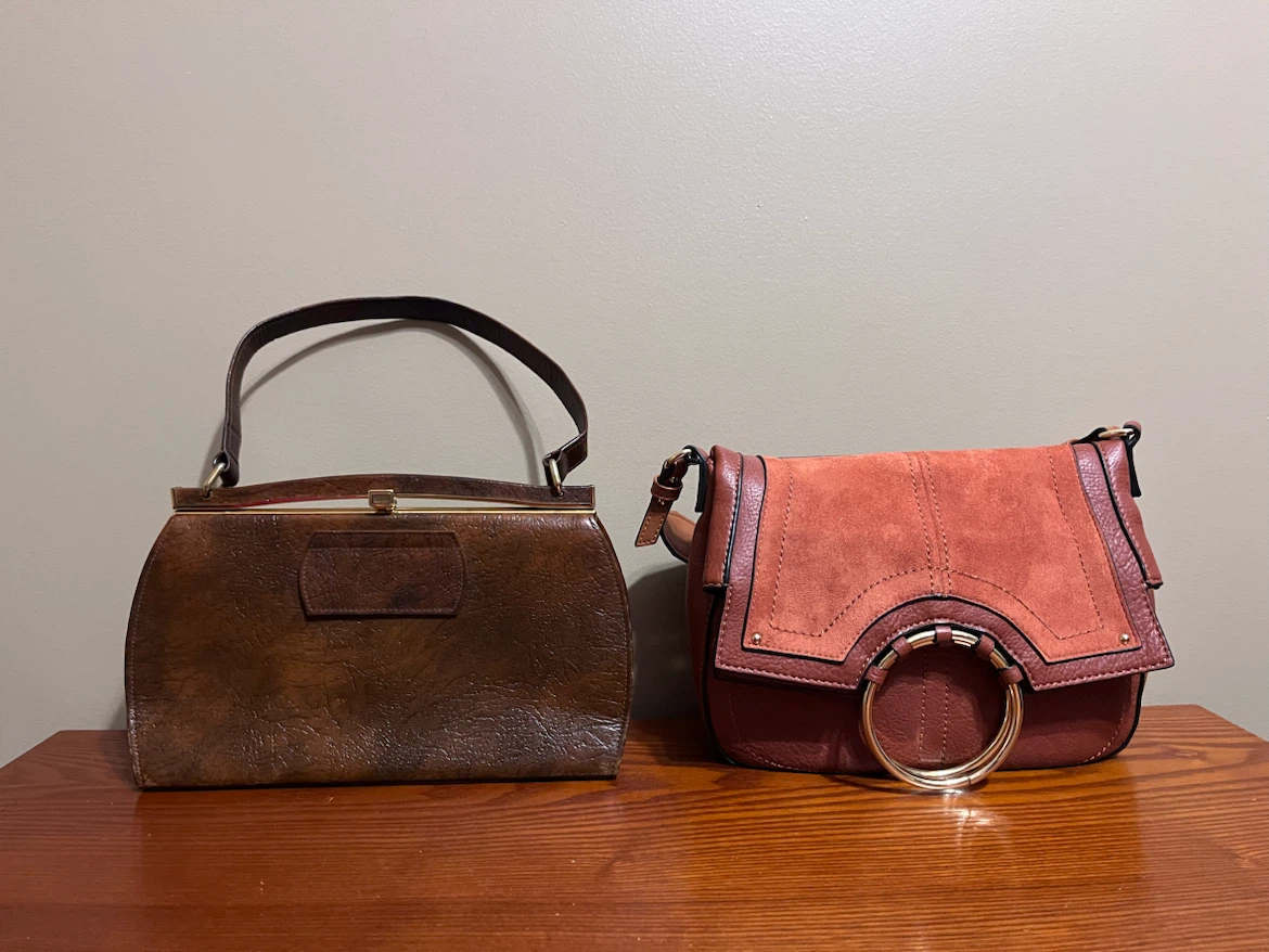 LADIES BROWN & RUST COLOUR PURSES