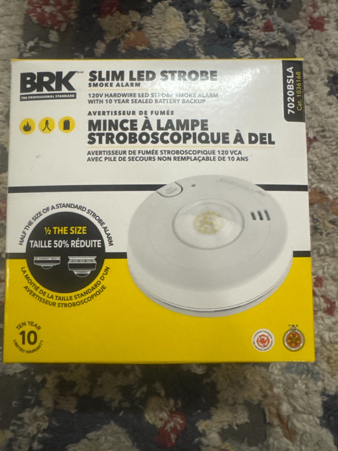 BRK Slim LED Strobe Smoke Alarm