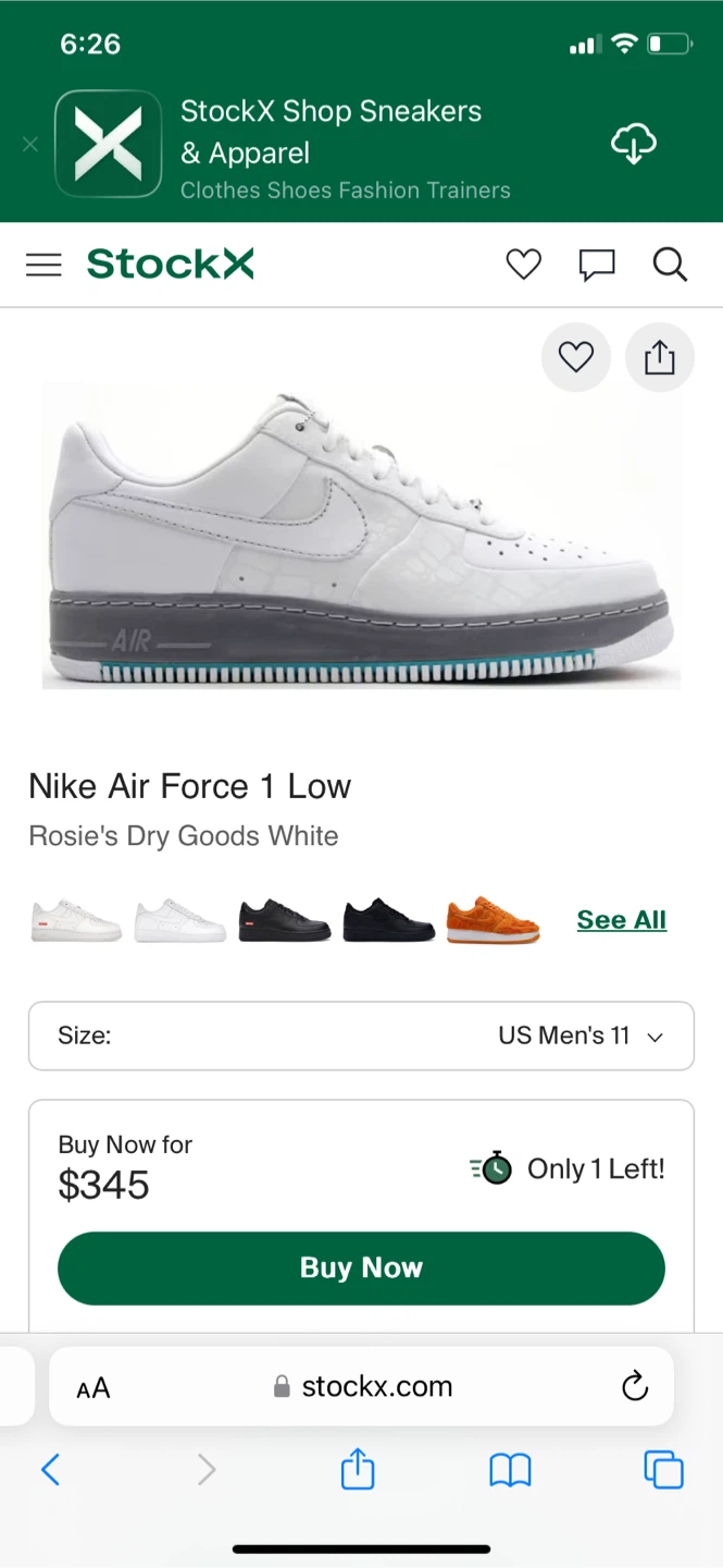 Nike Air Force 1 & Air Max Sneakers (Multiple Pairs) - photo 4