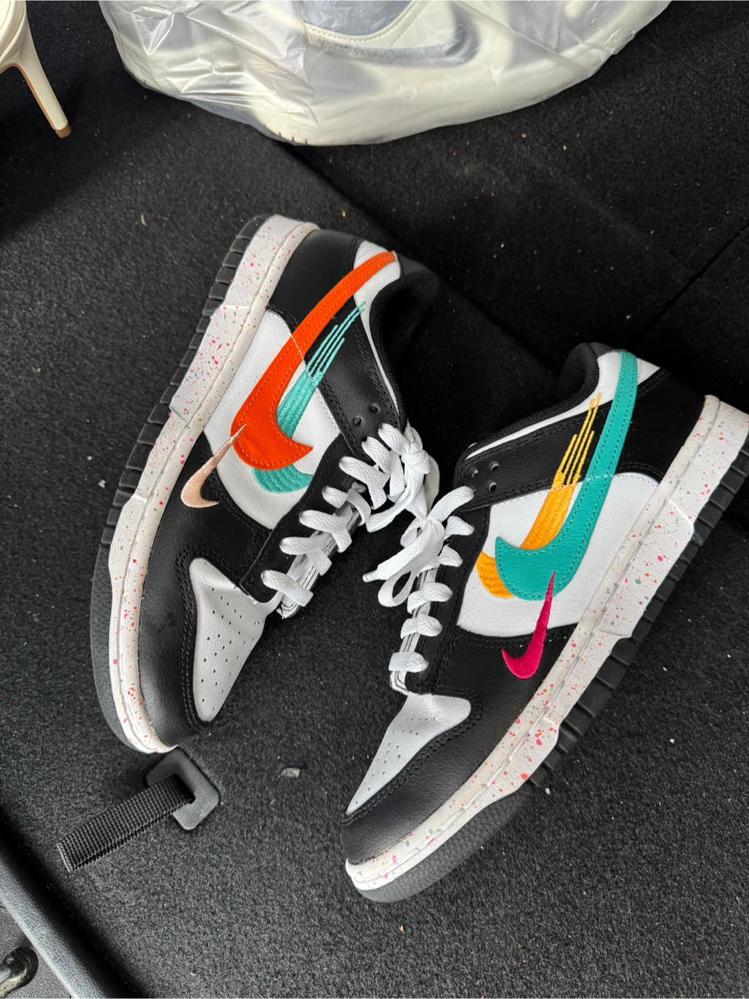 Nike Dunk Low "Multi Swoosh" Sneakers - photo 3