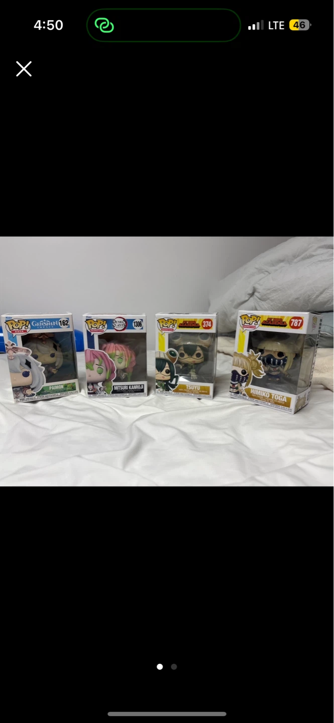 Funko Pop! Figures - Paimon, Mitsuri, Tsuyu, Himiko Toga
