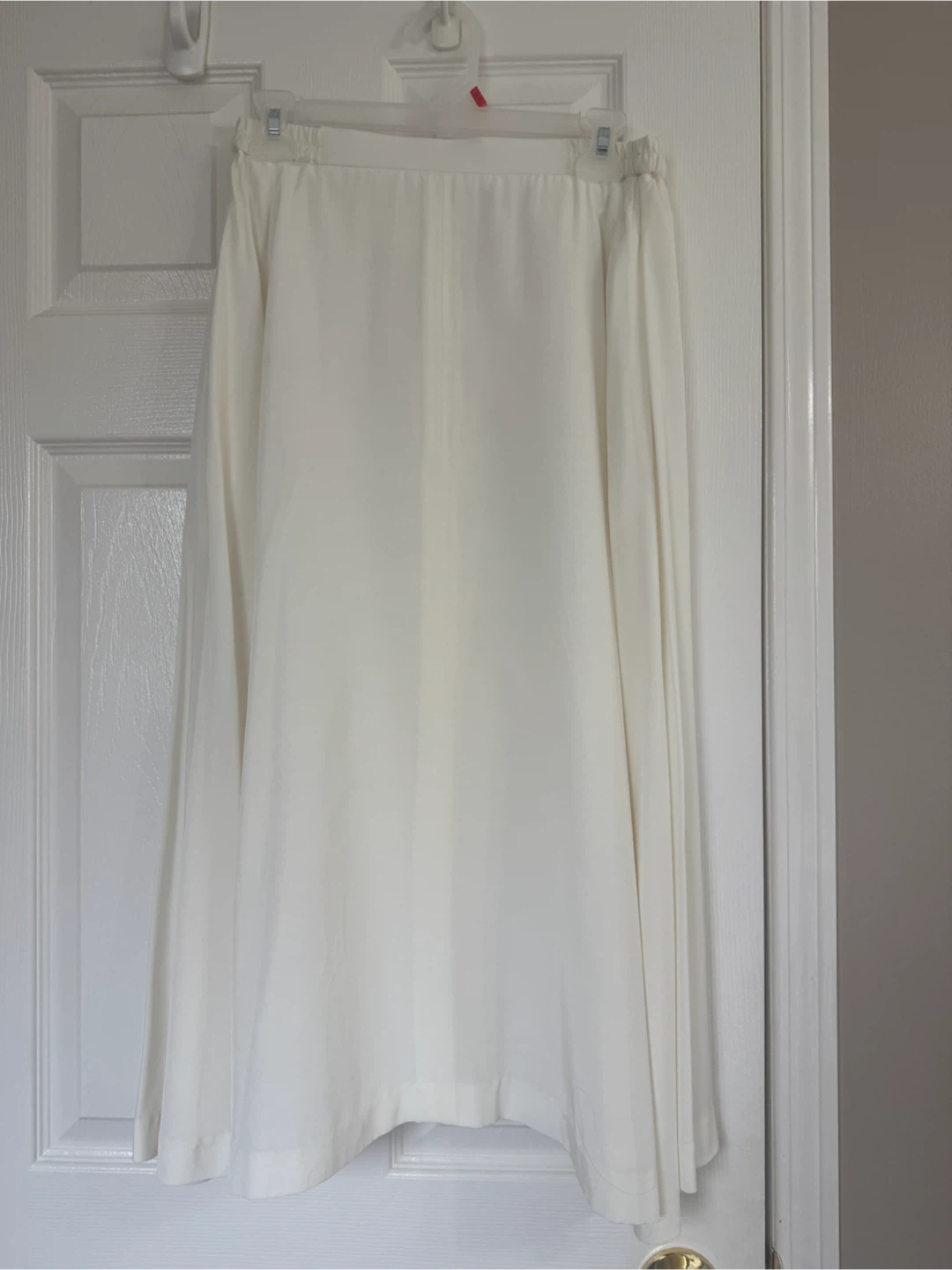 White Flowy Maxi Skirt