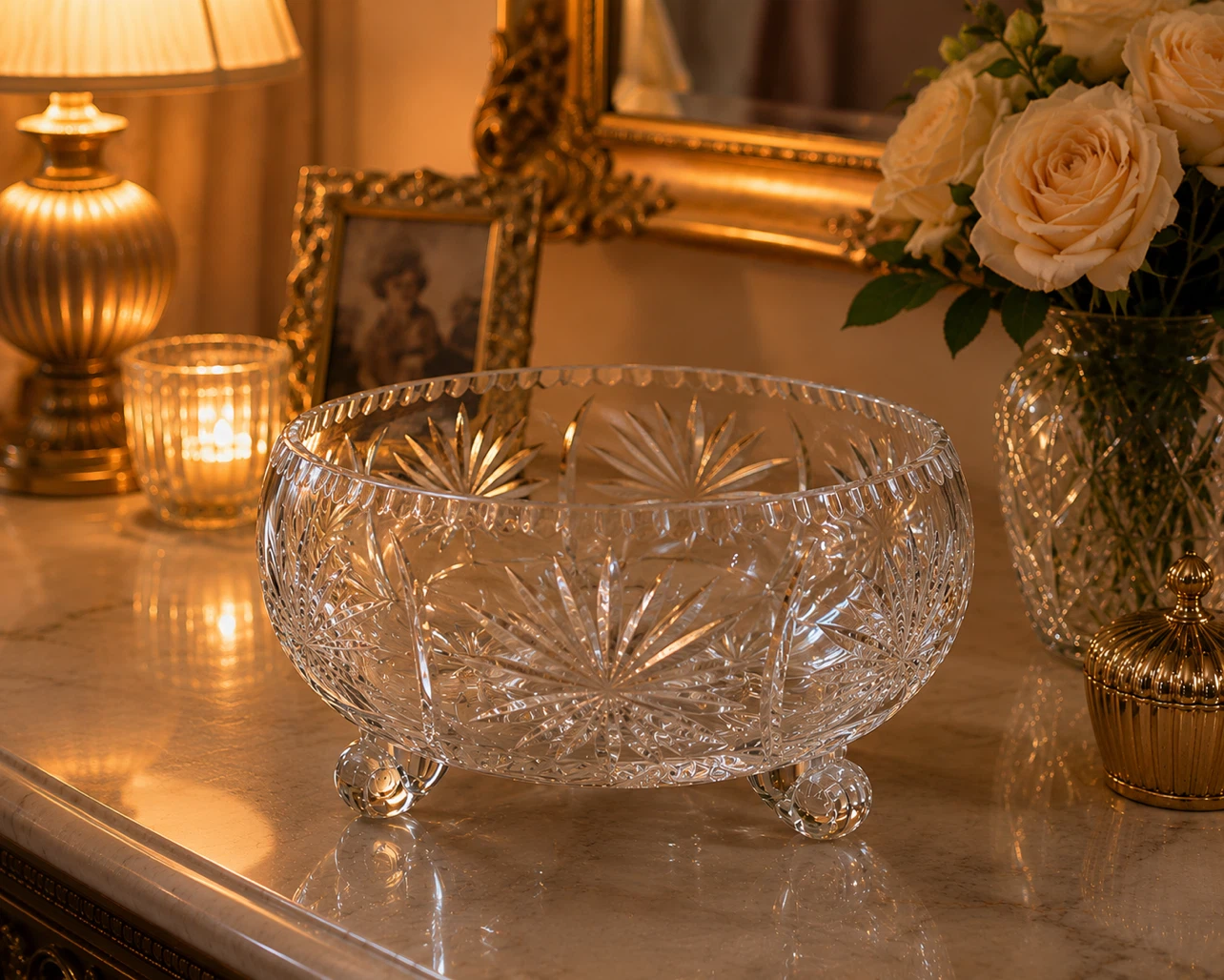 Crystal Footed Bowl - photo 2