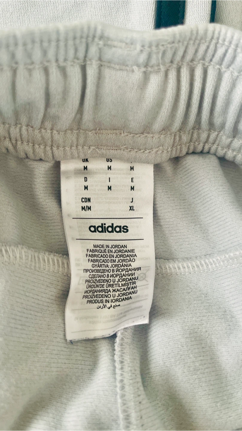 Adidas Track Jacket and Pants Set - Light grey  - Size M - photo 4