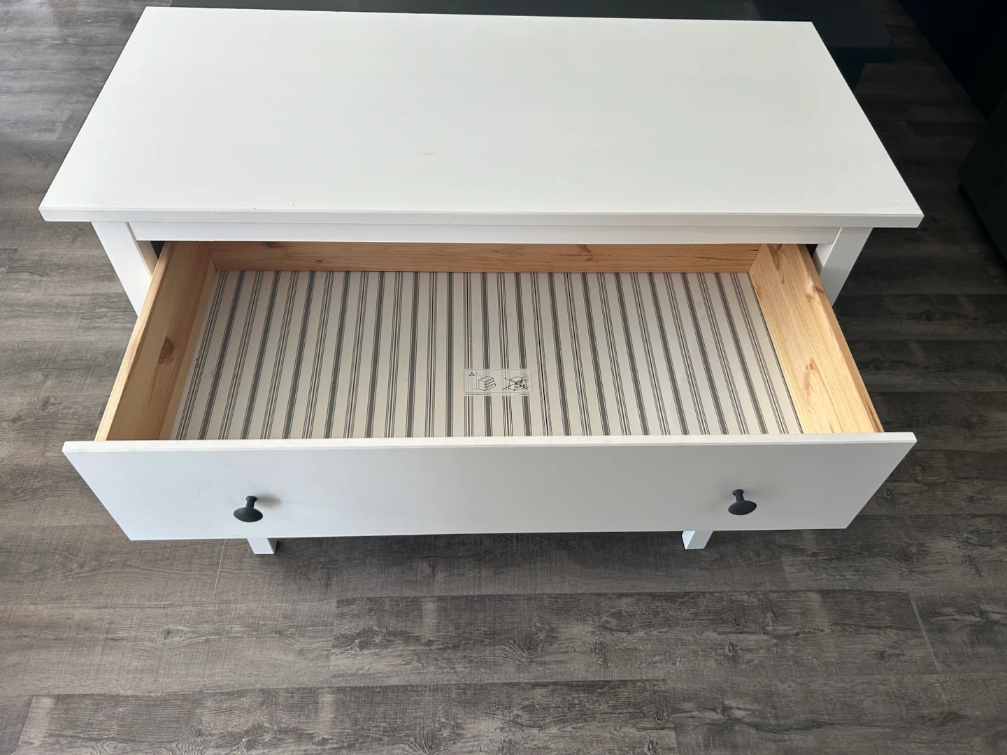 IKEA HEMNES White dresser 3 drawers - photo 2
