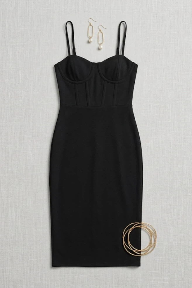 Brand new black going out dress size xs