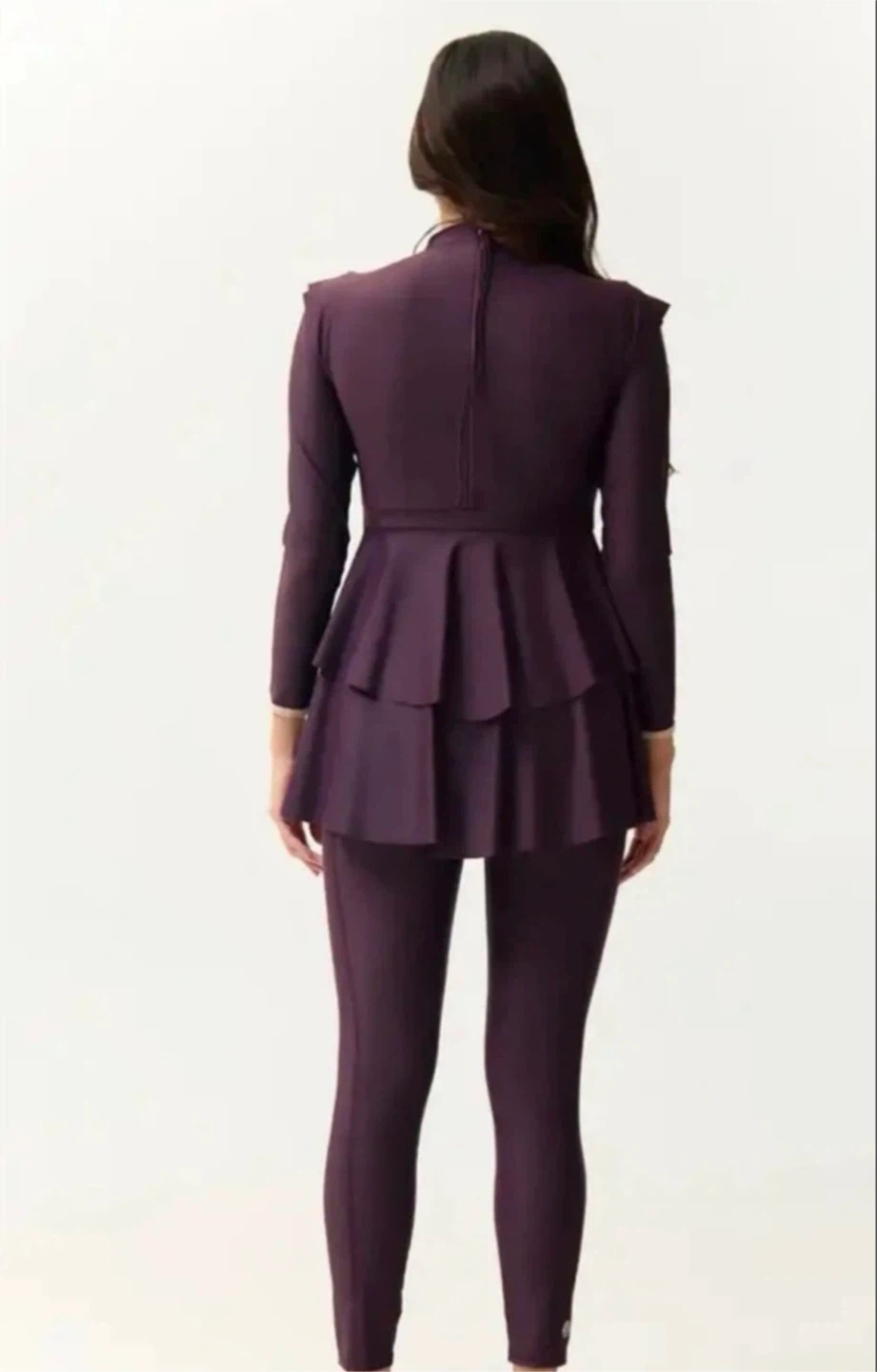 LANUUK Serena Swim Dress & Pants - PLUM (Size Large) - photo 5