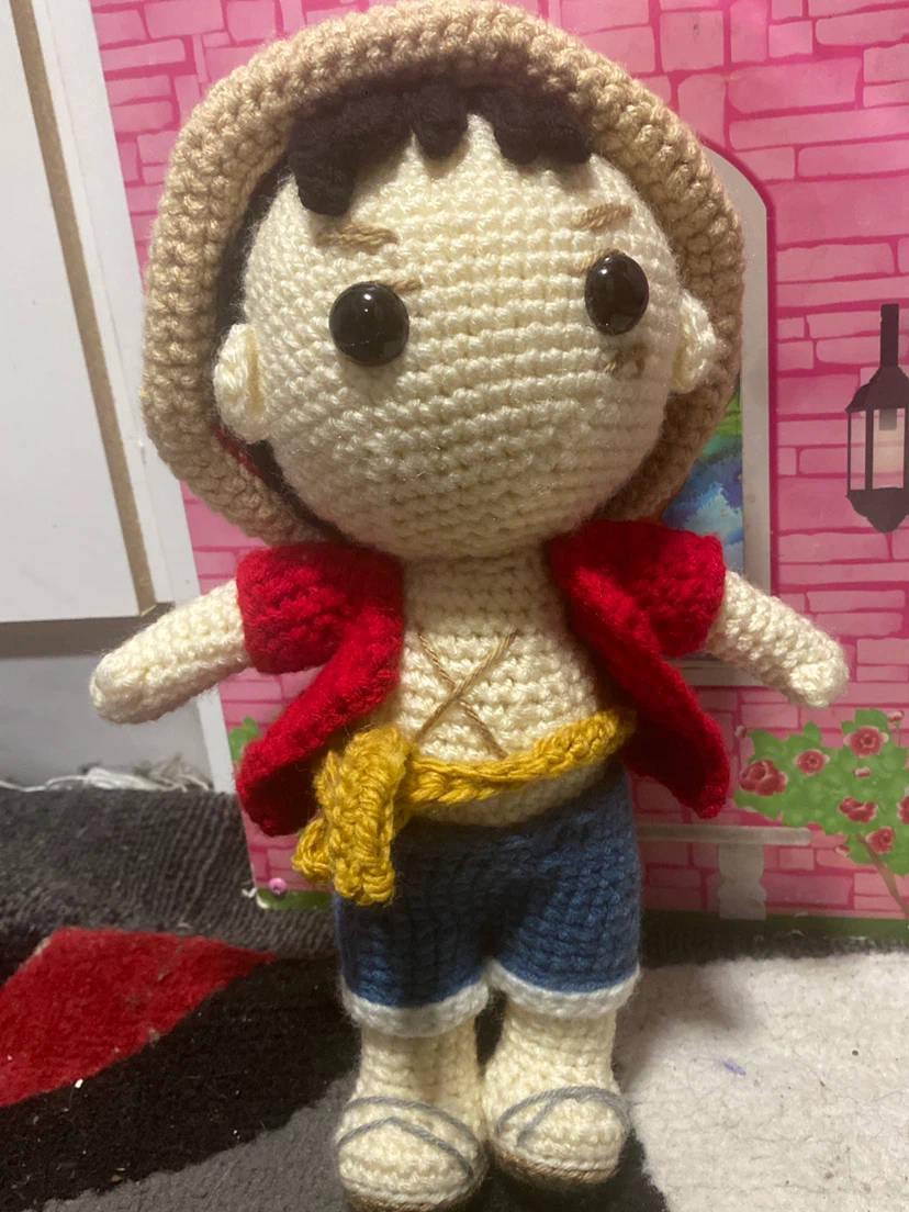 Handmade Crocheted One Piece Luffy