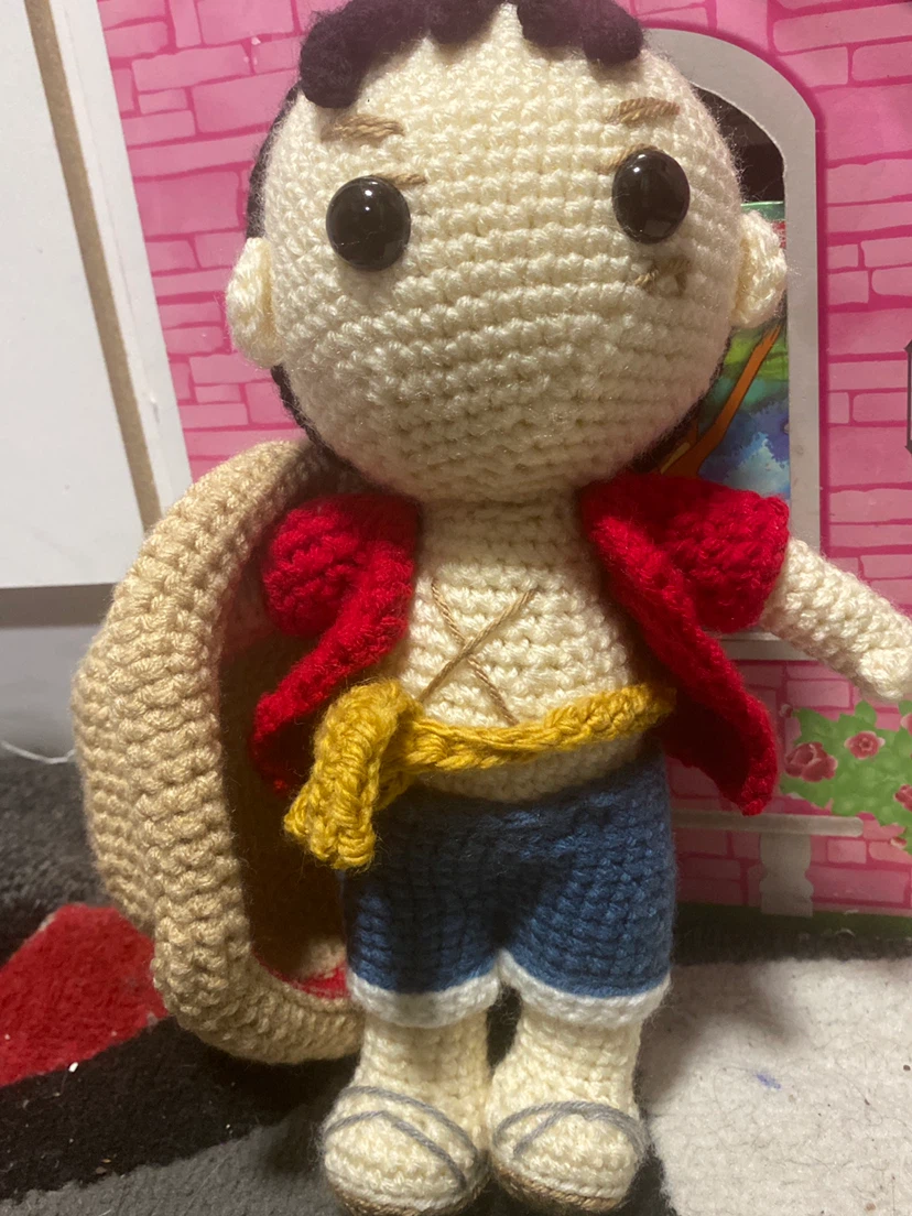 Handmade Crocheted One Piece Luffy - photo 3