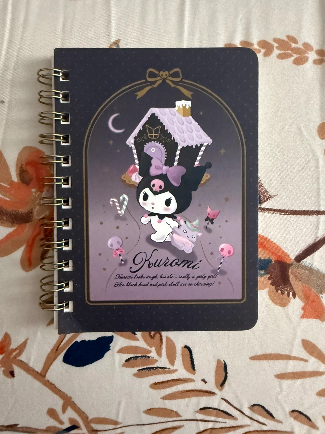 Sanrio Kuromi Spiral Notebook – Pocket-Size Lined Journal