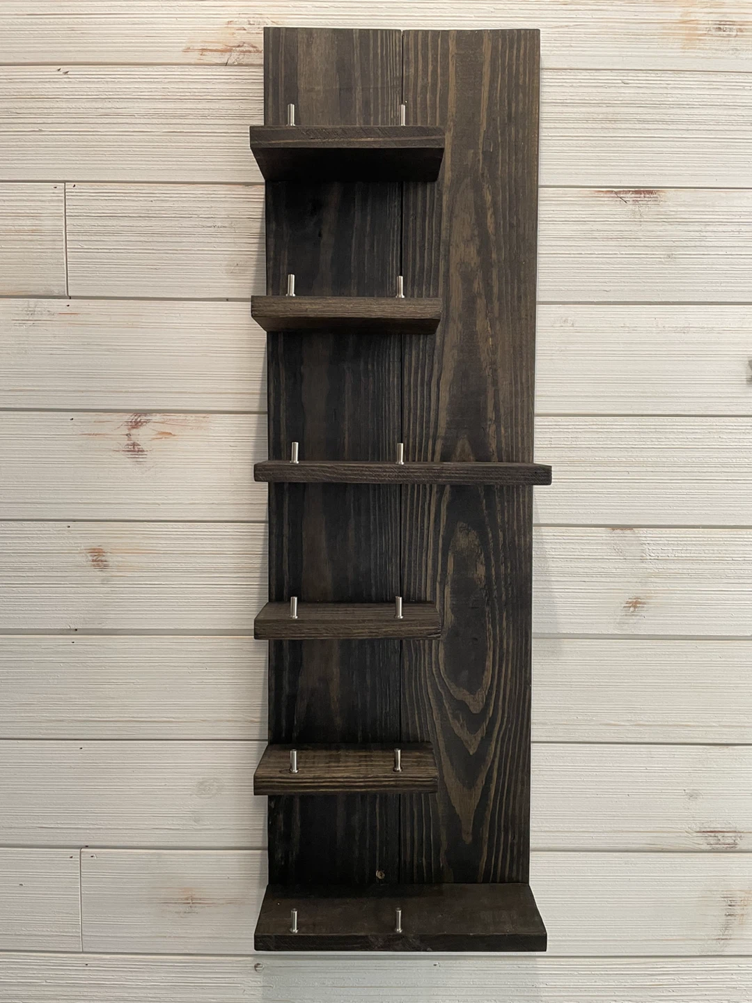 Custom Modern Rustic Wine Rack Wall Mount - photo 3