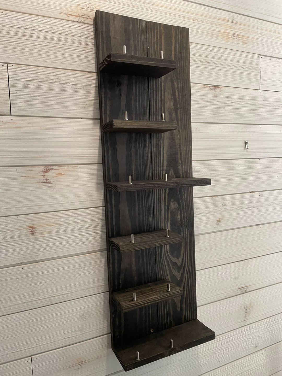 Custom Modern Rustic Wine Rack Wall Mount - photo 4