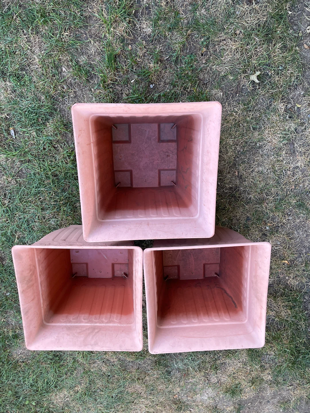 Set of 3 Square Planters - photo 2