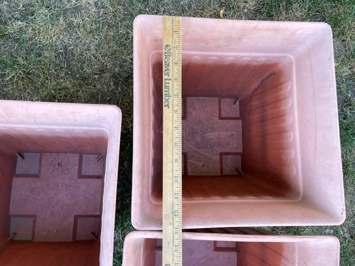 Set of 3 Square Planters - photo 3