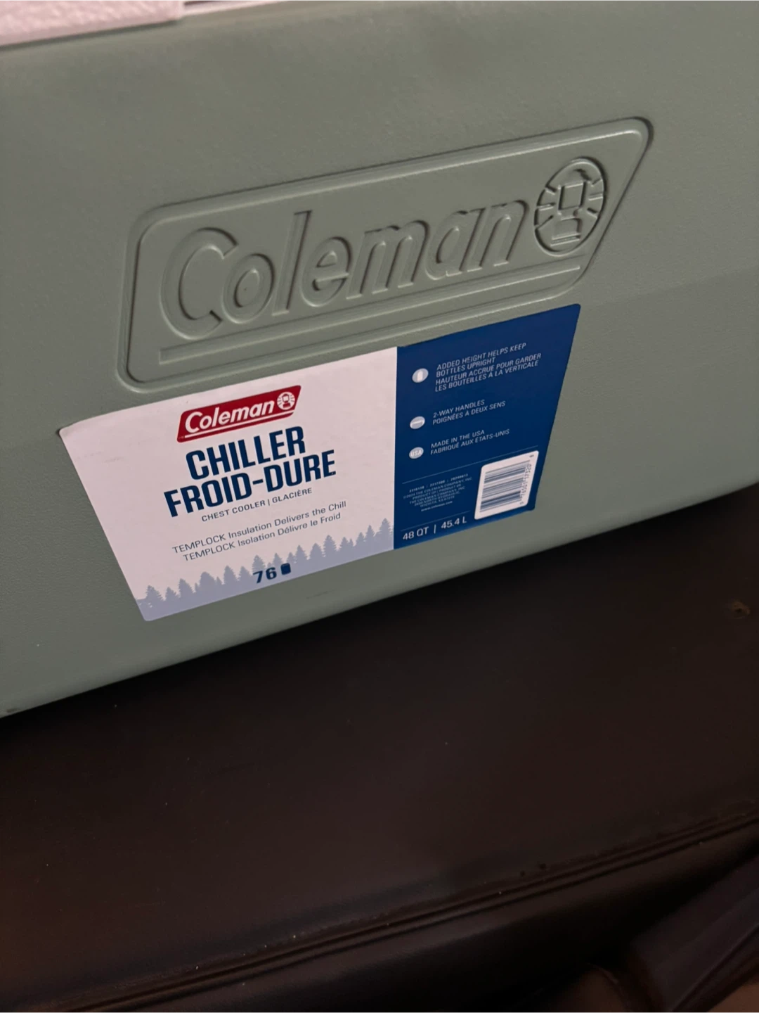 Coleman Chiller Froid-Dure Chest Cooler 48 QT - photo 2
